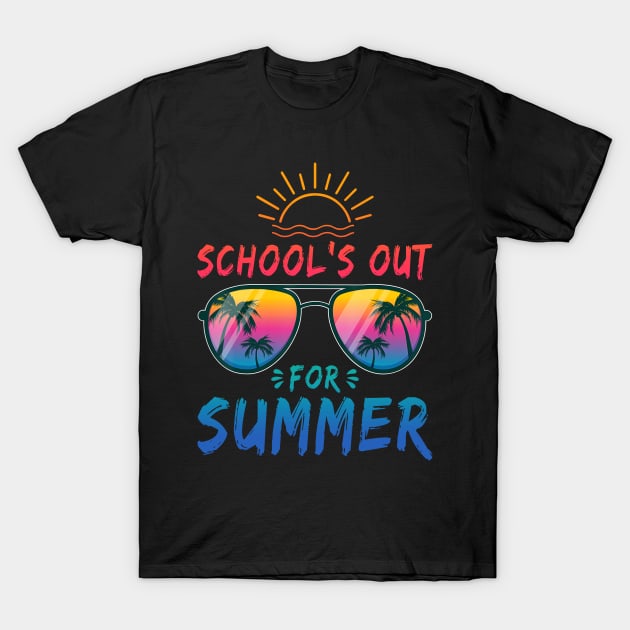 School's Out for Summer T-Shirt by Rosiengo